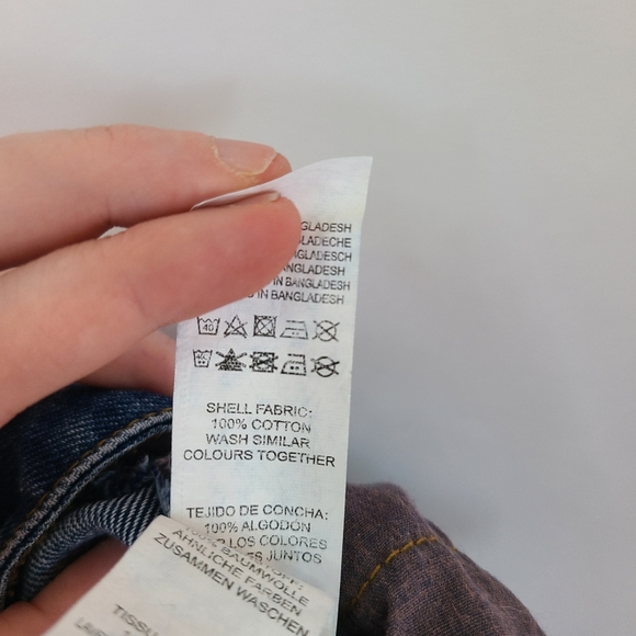 Denim Co Cut Off Dark Wash Denim Short 4 - Picture 4 of 4